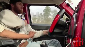 Truck driver hand stimulation