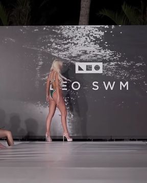 Female Model on Runway