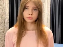 Cute and shy camgirl caroline