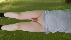 888 White Pretty Femboy on Green Grass Booty Soft Body Delicious and Young