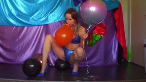 Balloon Party Tease Popping FIEST! (mkv)