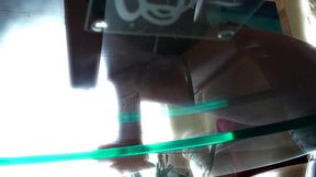 Fuck on a glass table