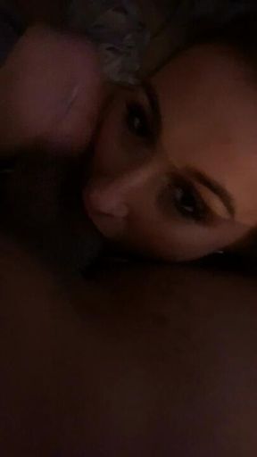 BBC ball sucking & eye contact