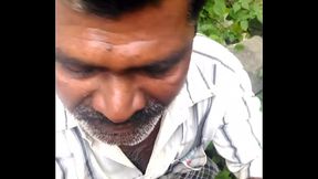 Gay uncle suck my cock in outdoor