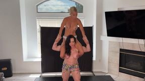 Muscle Mommy Brandi Mae Lifts And Carries Milf Tatiana Steele