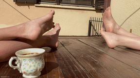 DIRTY SOLES ON THE TABLE - MP4 HD