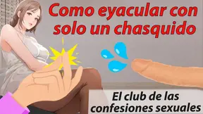 Spanish amateur teaches fast handjob with no hands