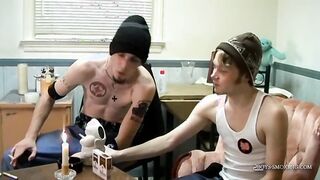 Axel And Pal Luvs Smoking And Frolicking Their Meatpipes