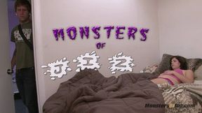 Horny Roommate Gets A HUGE Load On Her Tits