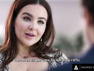 MODERN-DAY SINS - Nervous Male Screws His Bully's SEXY mother I'd like to fuck STEPMOM Natasha Fine! - FRENCH SUBTITLES