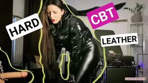 LEATHER FEMDOM - CBT ( DRECKIGER SCHWANZ UND HARTE GEILE HIEBE ) MP4