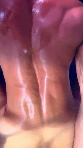 Hot Asian Muscle Hunk Play with His Muscle Butt on the Sling.