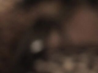 Cute brunette hair in ebony underware gets cum on her face