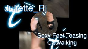 Juliette-RJ on a breath taking catwalk on sexy black high heels platform - FOR MOBILE DEVICES USERS - CATWALKING - DANGLING - HIGH HEELS SHOES - PLATFORM MULES - HOT WALK - BBW FEET - FEET FETISH