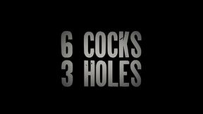 Birthday Gang Bang: Yasmina Khan's DP Party with 6 Cocks!