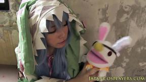 ”Yummy Yoshino sucks on her lover's large dong”