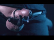 Testing out a vibrating cock ring