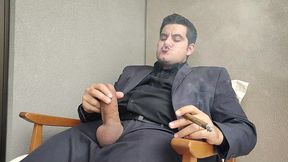 yuri gaucho - boss bick cock at handjob