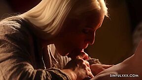 Gets Her Pierced Pussy Drilled After Giving Head With Blanche Bradburry And Sam Bourne
