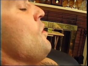 Tattooed dude visited his naughty blonde boss with big tits
