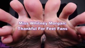 Miss Whitney Morgan: Thankful For Foot Fans - mp4