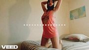 SEXY STRIPPER PUTS ON A SKI MASK FOR AT HOME APARTMENT SHOW