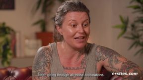 Lucky Fan Receives a Tantra Lesson with Natural Tits and Squirt Action