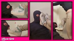 Nike AF1 Humiliation, Gagging and Sneaker Cleaning I Lady Thaya [Custom Clip]
