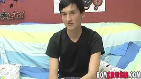 Teenager 18+ Interviewed Before He Strips And Works His Butt