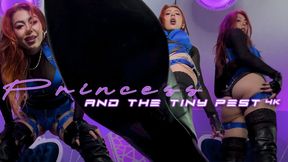 Princess and the Pest: POV Asian Giantess, Stomping and Grinding with Boots, Butt Drops - Princess Onyx Kim( 4K)