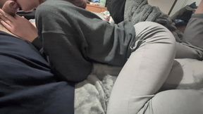 Playing with Wifes Feet During Blowjob POV