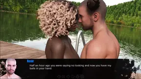 Devilish 3D animated babe gets a sensual massage