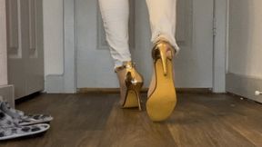 "Getting Out Of These Heels" [Shoe Removal]