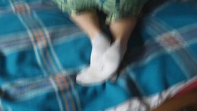 worshiping alex s feet and humping his ass