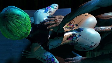 Sexy Robot Chick Is Thirsty for Anal Sex