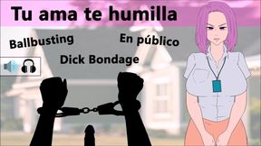 Rol JOI CBT - Tu ama te humilla en una fiesta. Audio en espa�ol.