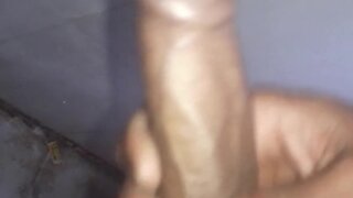 Masturbation in the bathroom