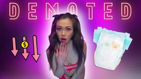 Demoted to Diapers: Asian Mistress ThePrincessLuxy Commands you Relinquish Full Toilet Privileges and Potty Exclusively into Thick Crinkly Padding