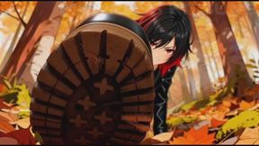 Nataly Smothers Your Face with Filthy Leather Boots - Femdom Worship