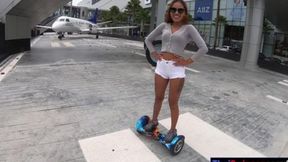 Thai Swinger: Hoverboard Fun With Big Ass&#x1F351; Asian GF & Hot Home Sex (Cherry Lee)