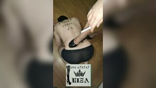 Girlfriend Luiza punishes her sub