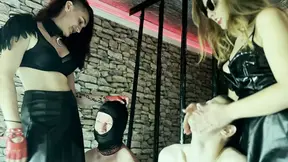 EVIL prison training: Breath Play and faceslapping
