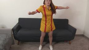 Waitress Gets Magic Stuck on Couch