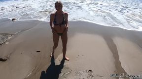 Fucking the blonde beach babe I helped to take selfies - Matthias Christ