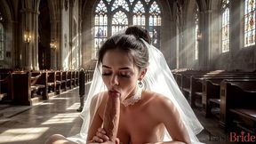 absolute submission before the wedding: my stepsister cheated on her boyfriend five minutes before the ceremony, letting me rip her slit to the very bottom [ai]