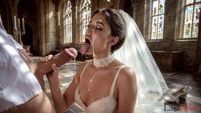absolute submission before the wedding: my stepsister cheated on her boyfriend five minutes before the ceremony, letting me rip her slit to the very bottom [ai]