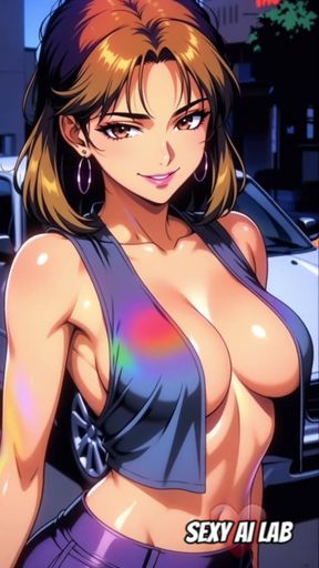 Sexy Anime Vixens &amp; High-Octane Rides Compilation   Clip 2