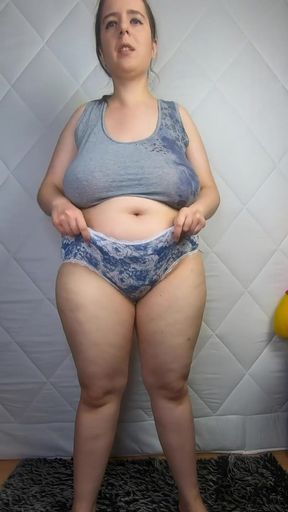 Trying panties