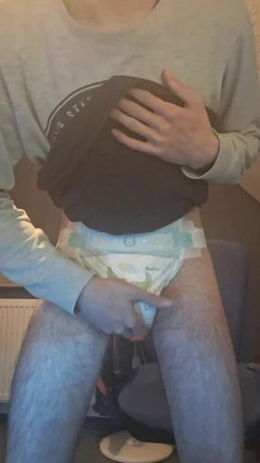 Big Boy Wets His Diaper