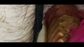 Iniciando una doble penetrada anal